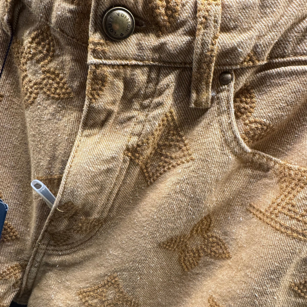 Louis Vuitton monogram Jean beige pants