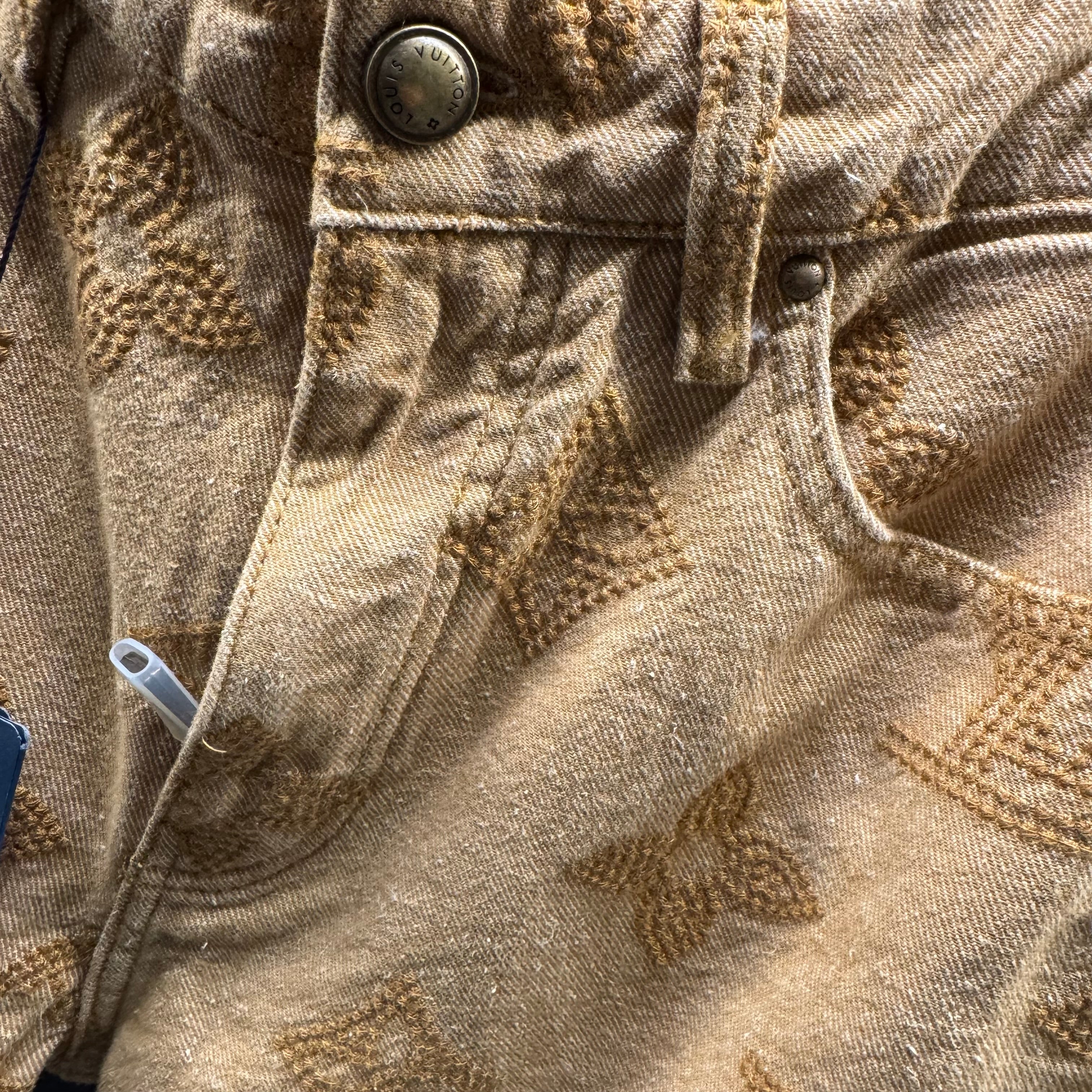 Louis Vuitton monogram Jean beige pants