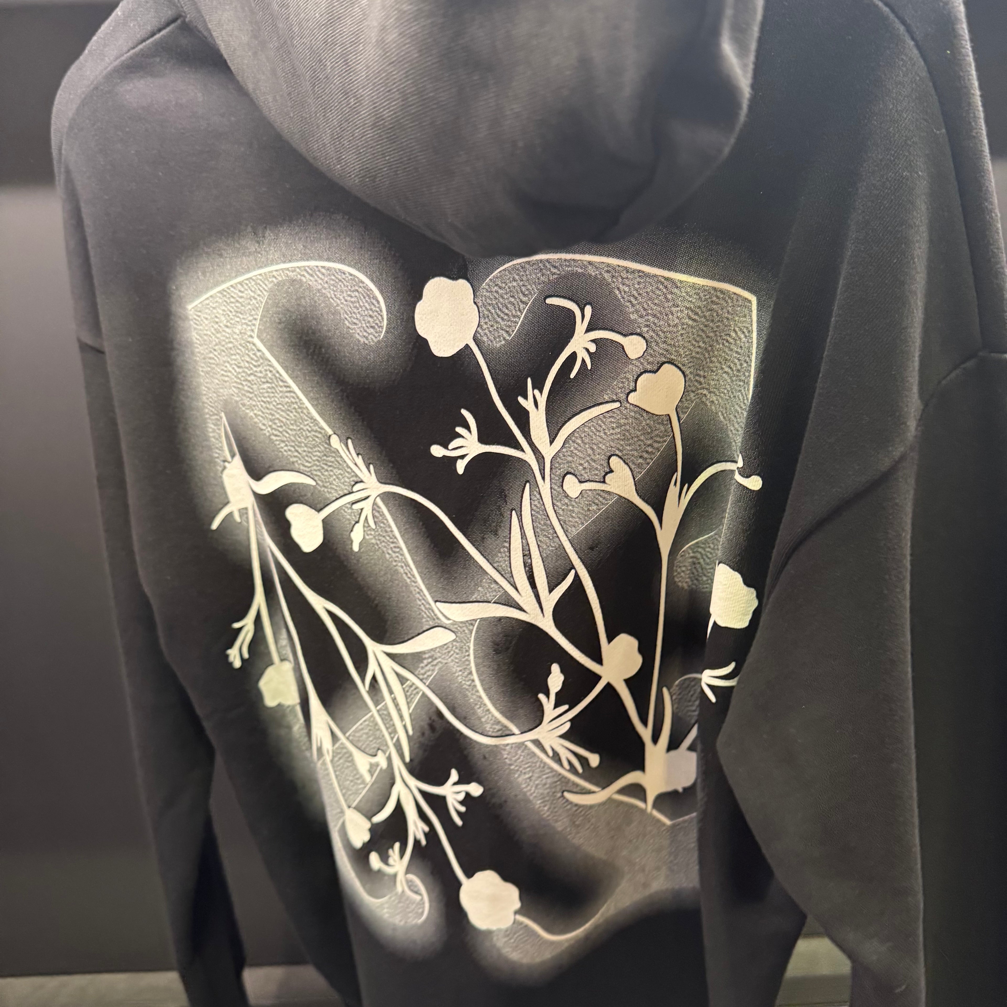 Off white flower arrow hoodie