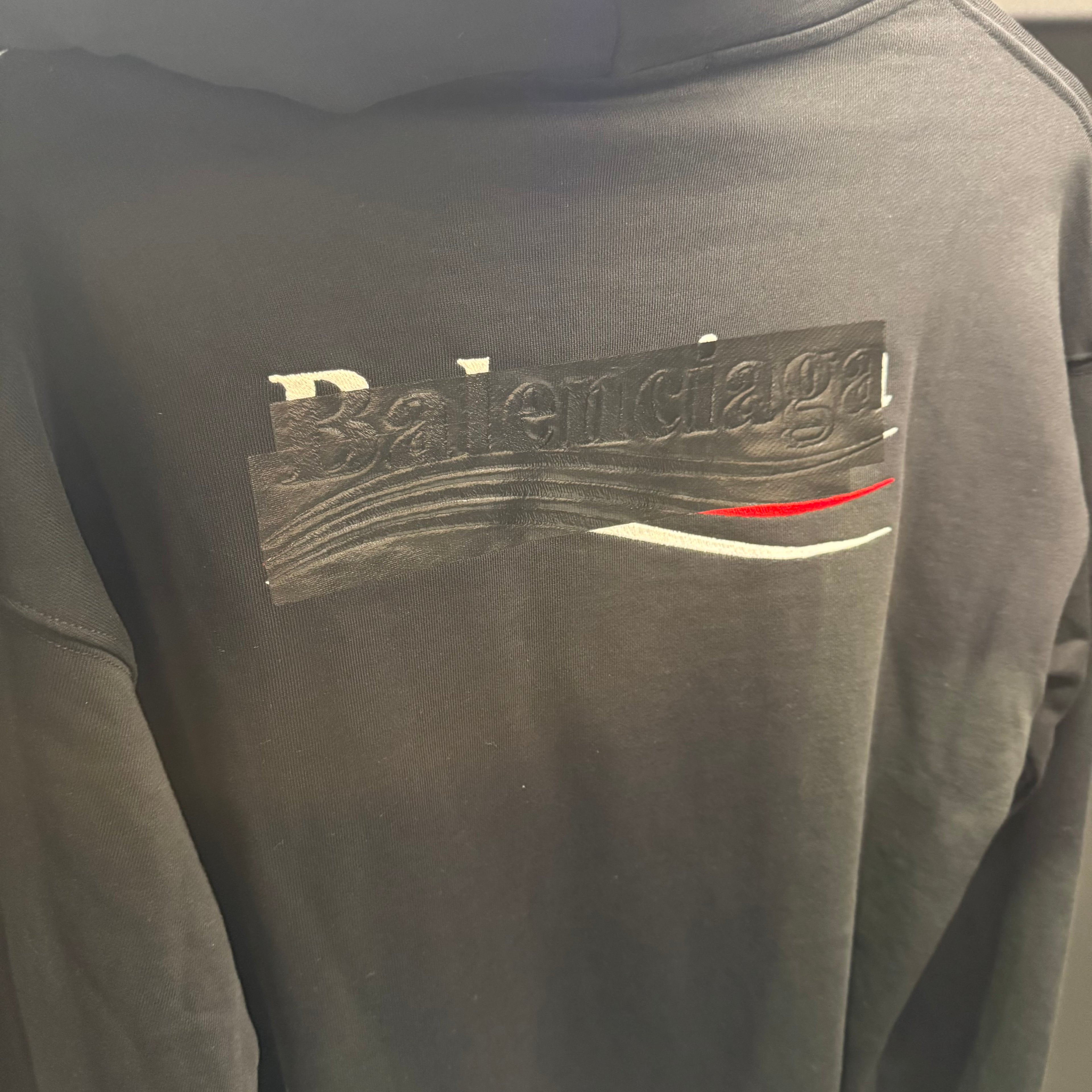 Balenciaga hoodie laminated sigh