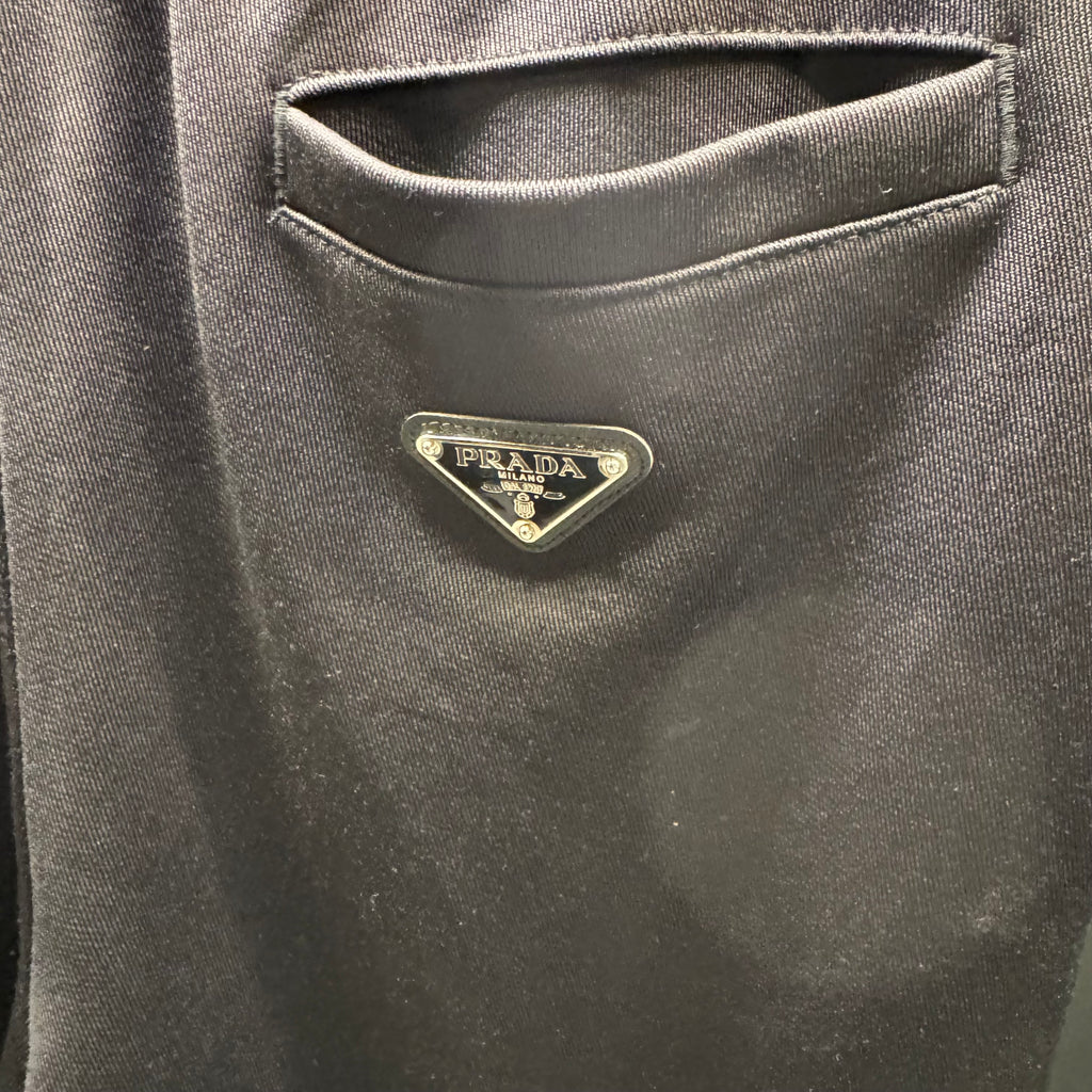 Prada triangle logo track suit
