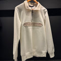 Louis Vuitton embellished half zip sweatshirt