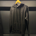 Prada triangle logo suede hoodie