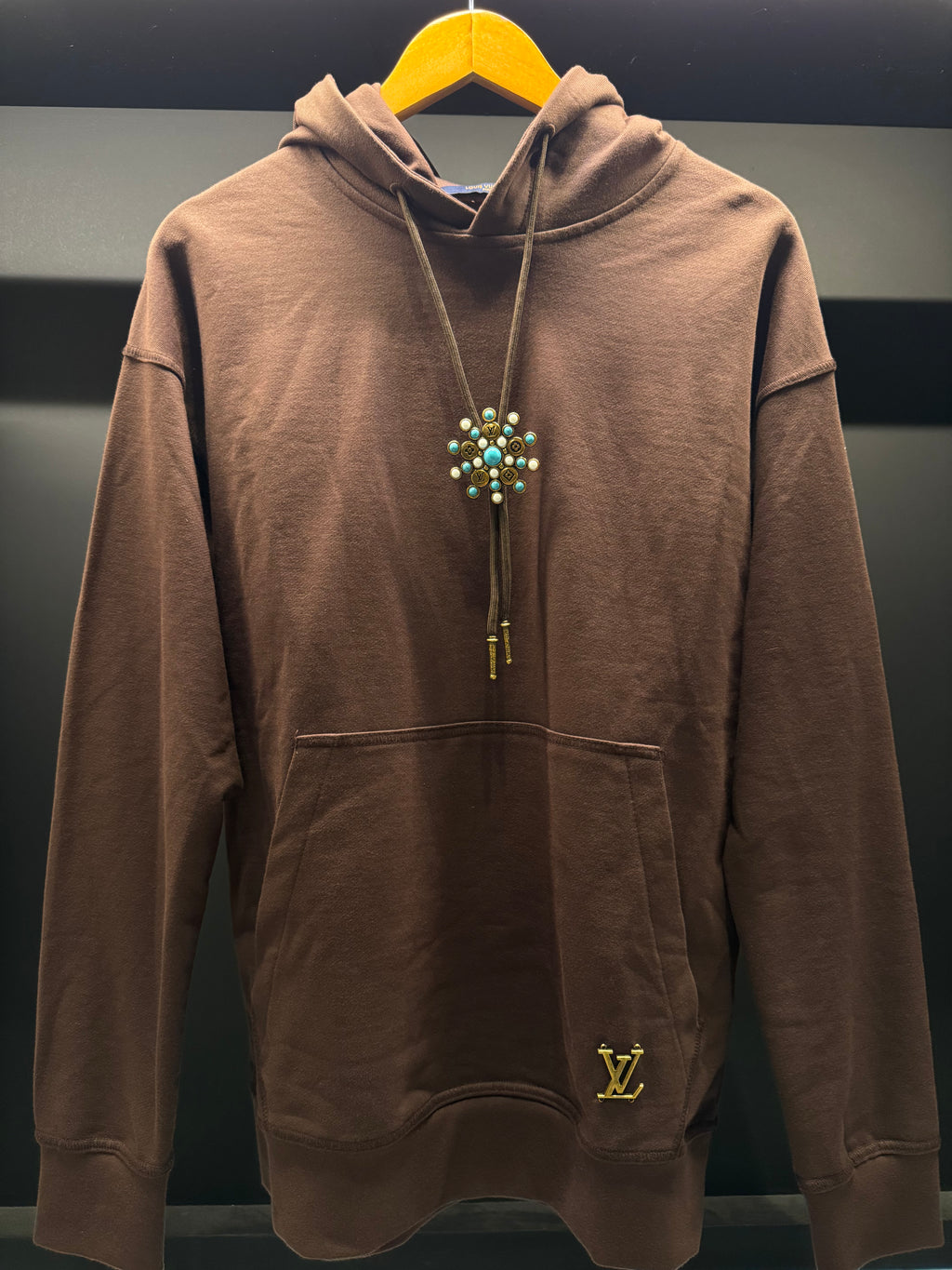 Louis Vuitton Embellished Cotton Hoodie