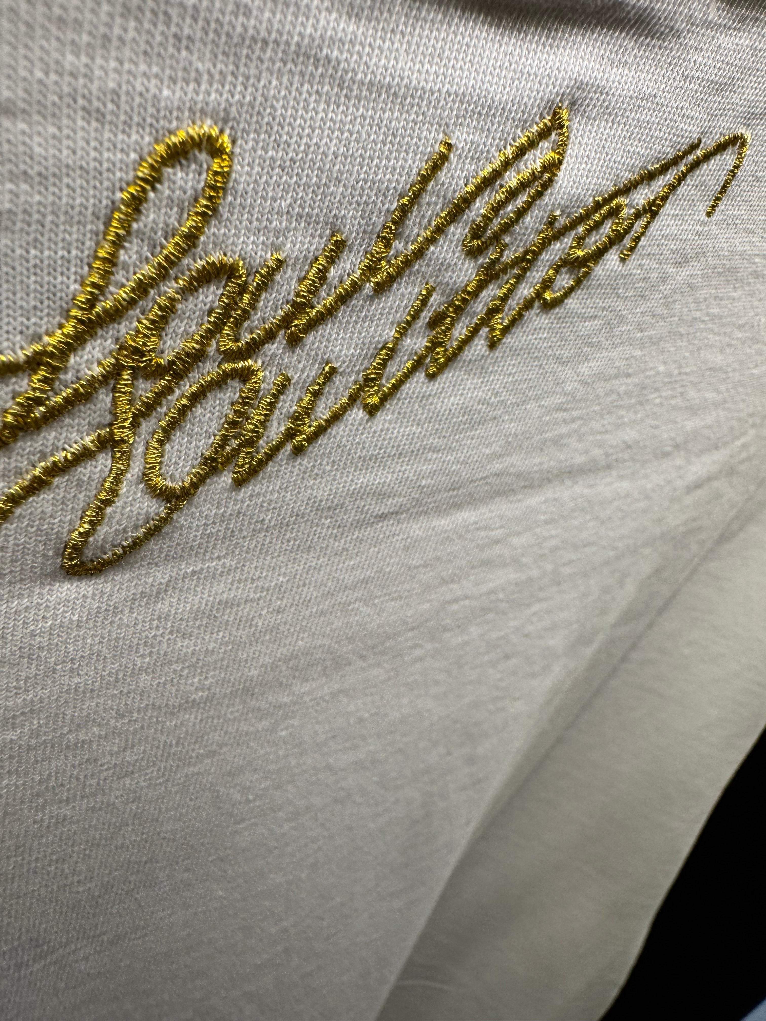 Louis Vuitton embellished cotton Tshirt