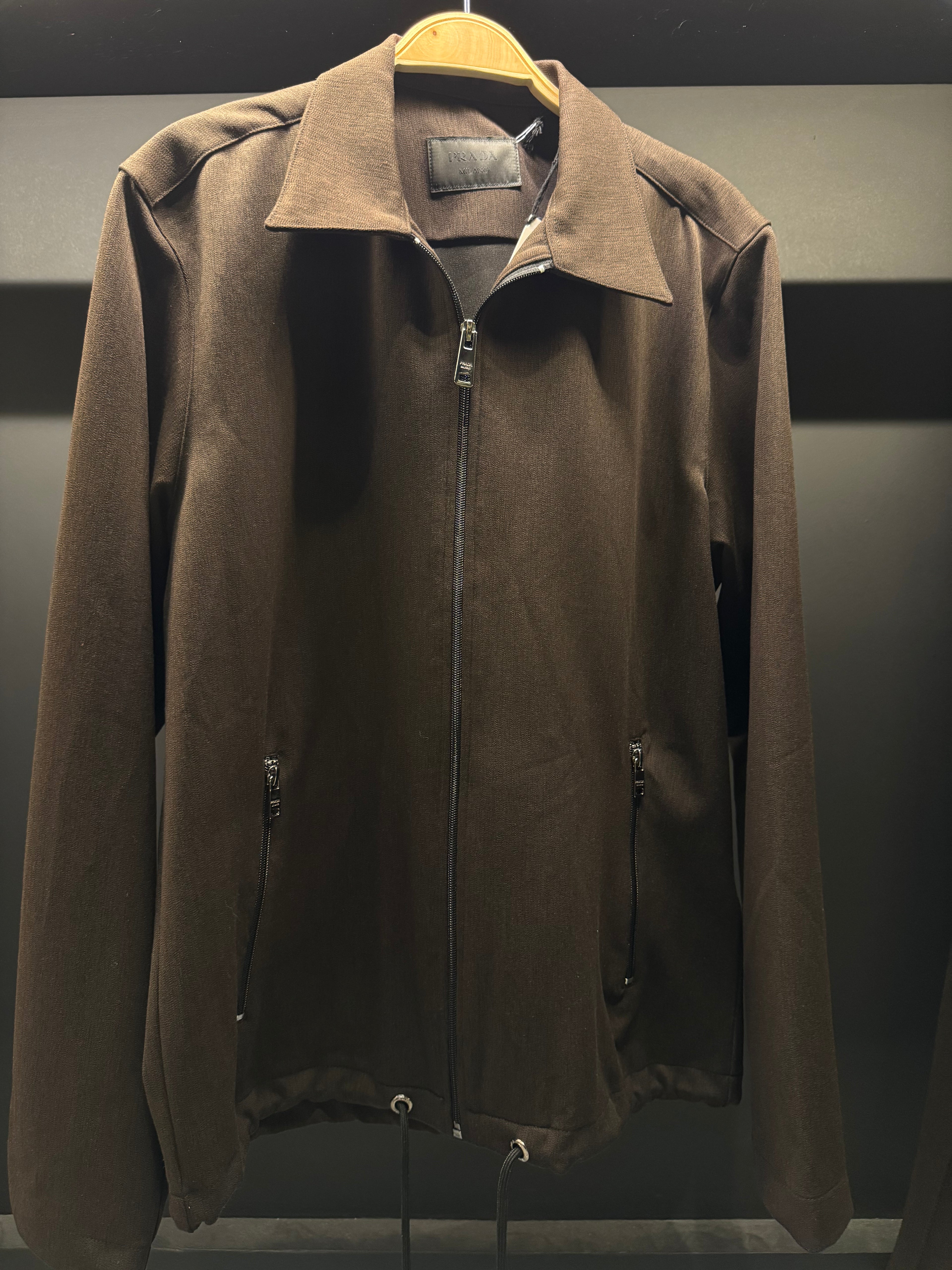 Prada cotton shirt jacket