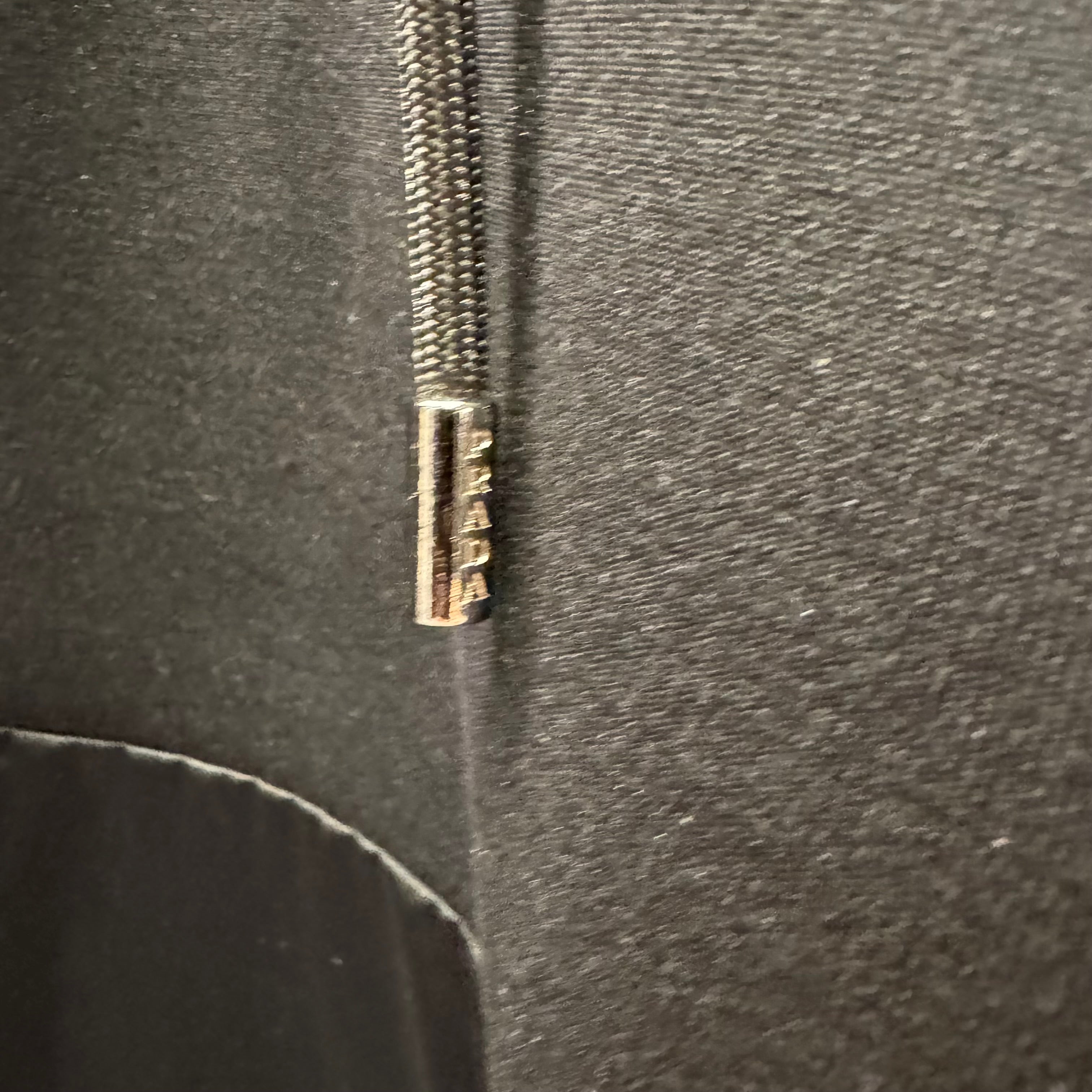 Prada hoodie half buttoned