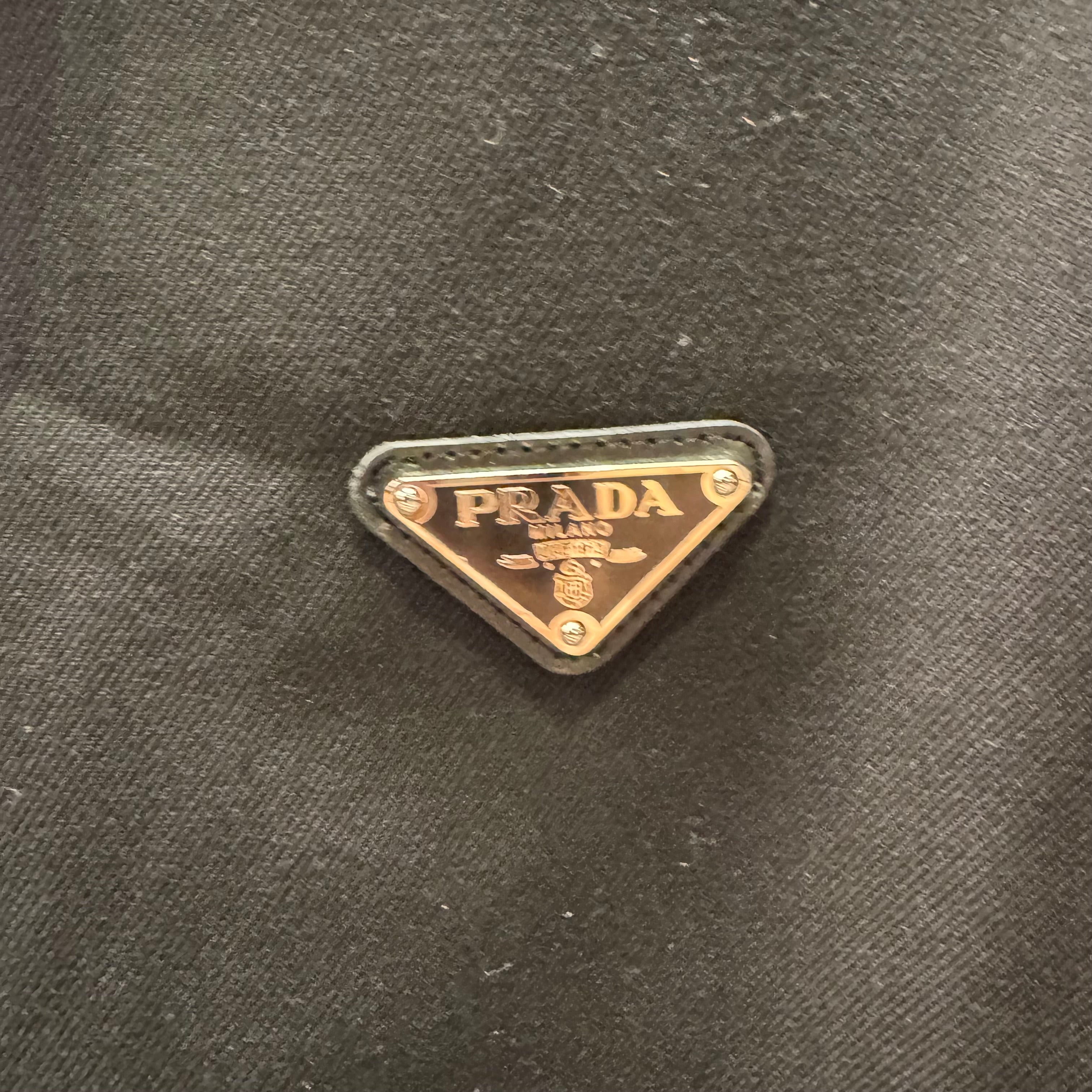 Prada jacket leather collar