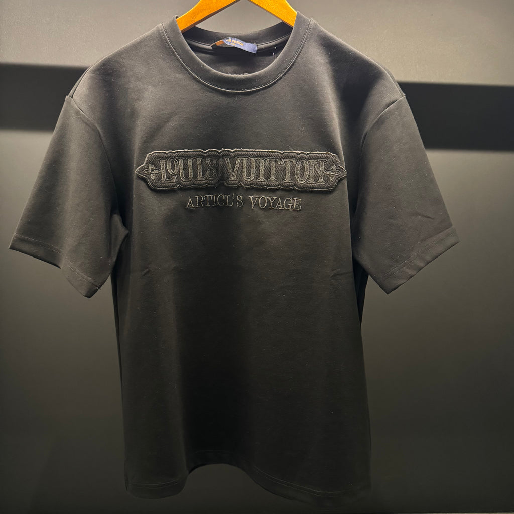Louis Vuitton embellishedcotton Tshirt