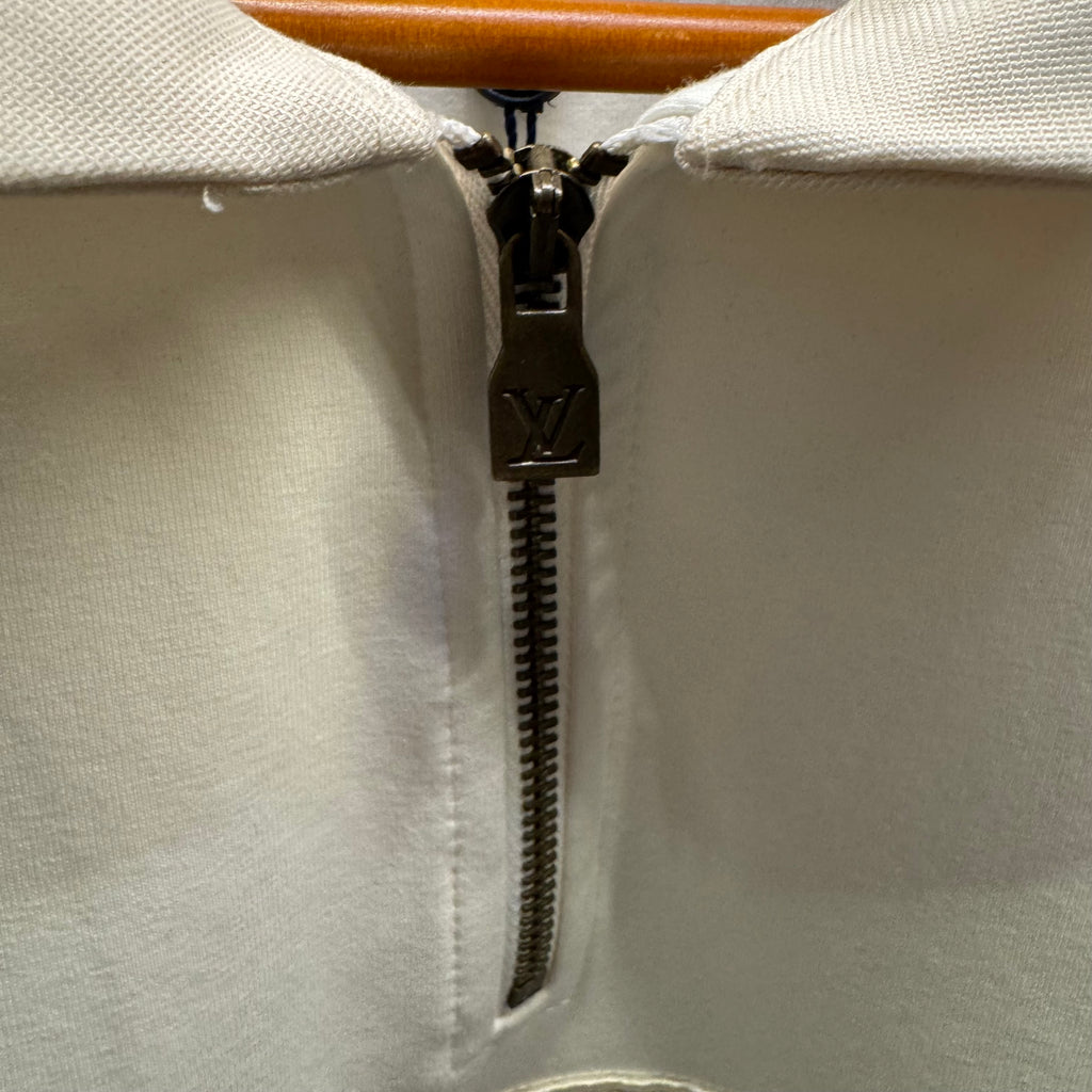 Louis Vuitton embellished half zip sweatshirt