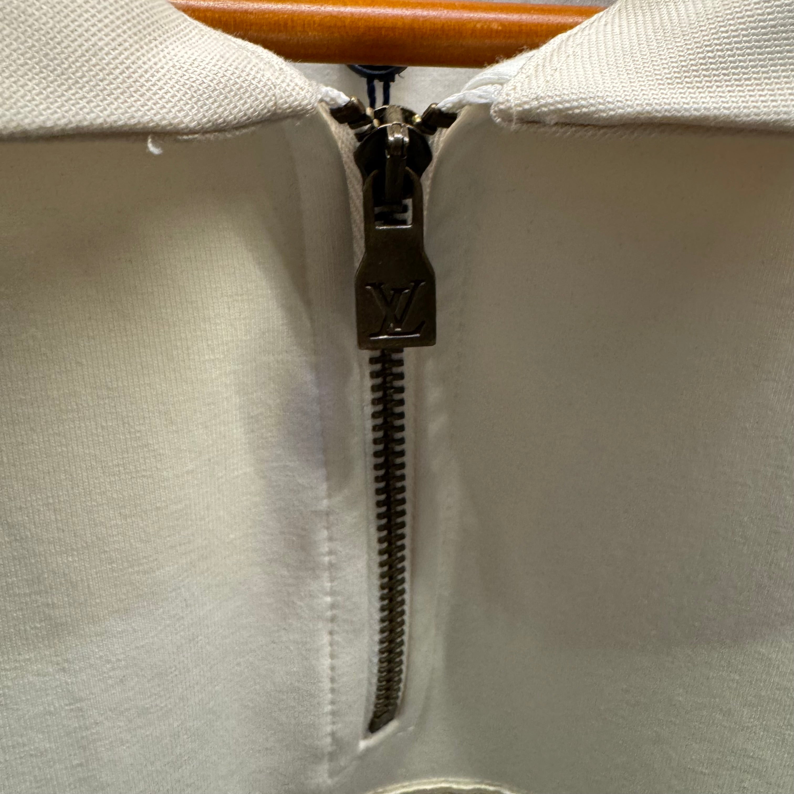 Louis Vuitton embellished half zip sweatshirt