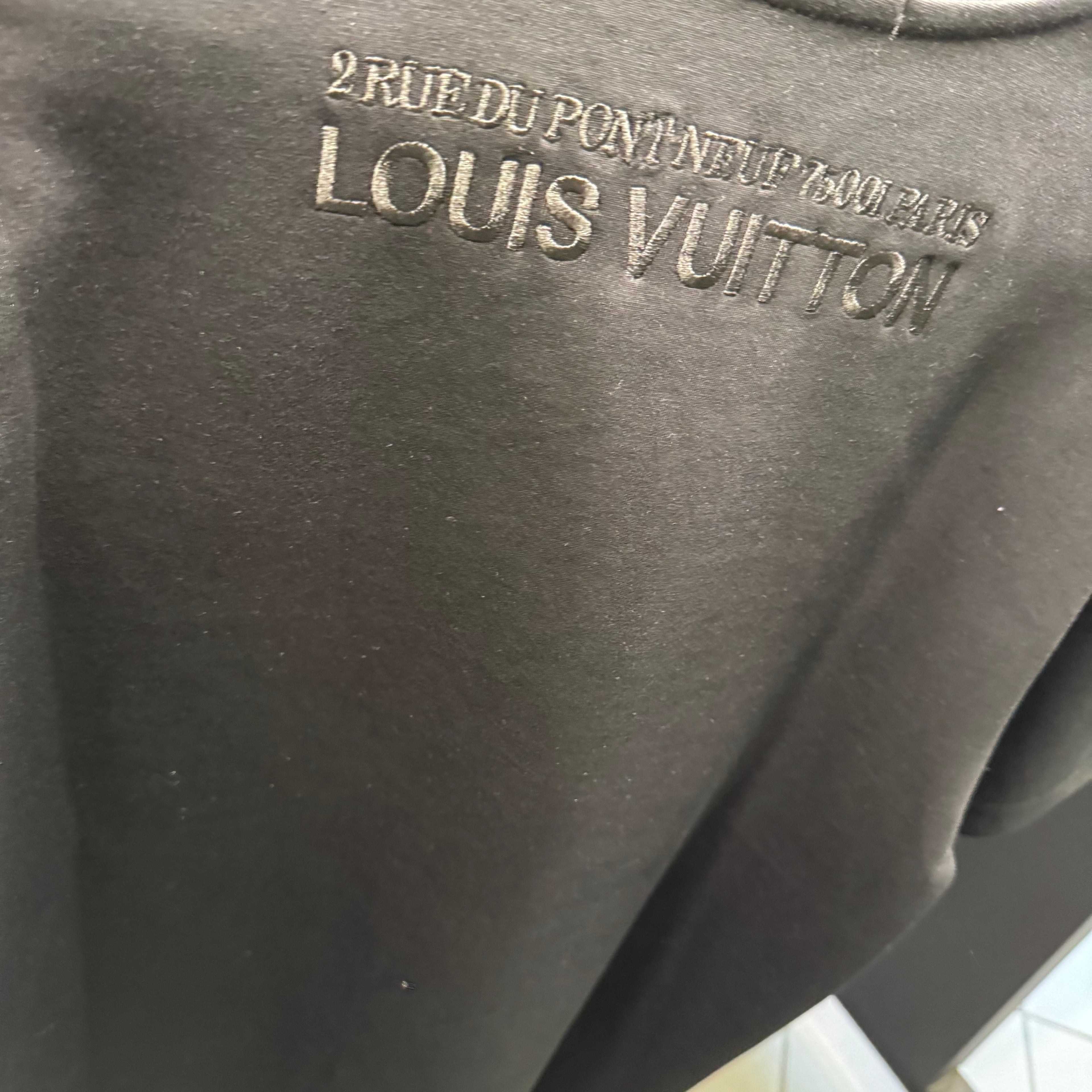 Louis Vuitton embellishedcotton Tshirt