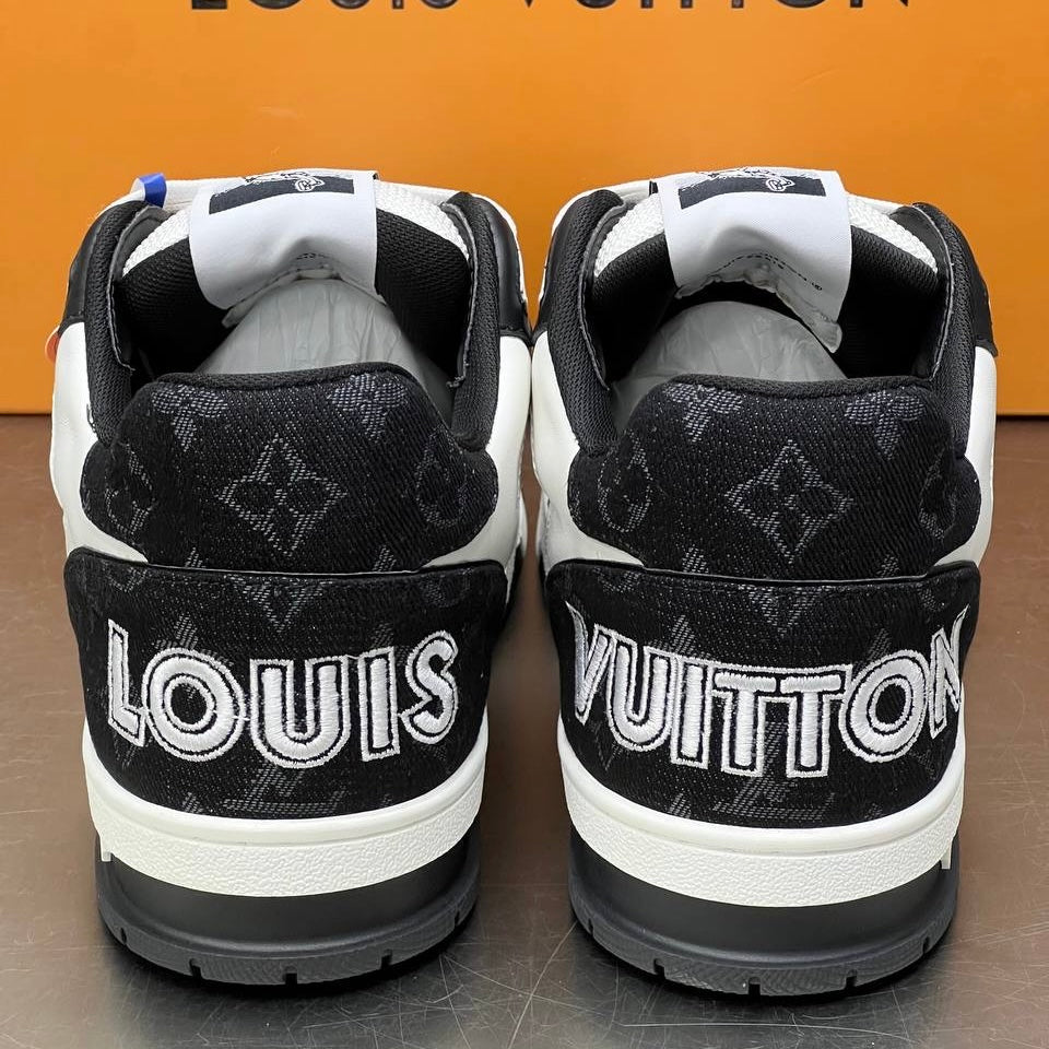Louis Vuitton trainer sneaker Velcro strap!