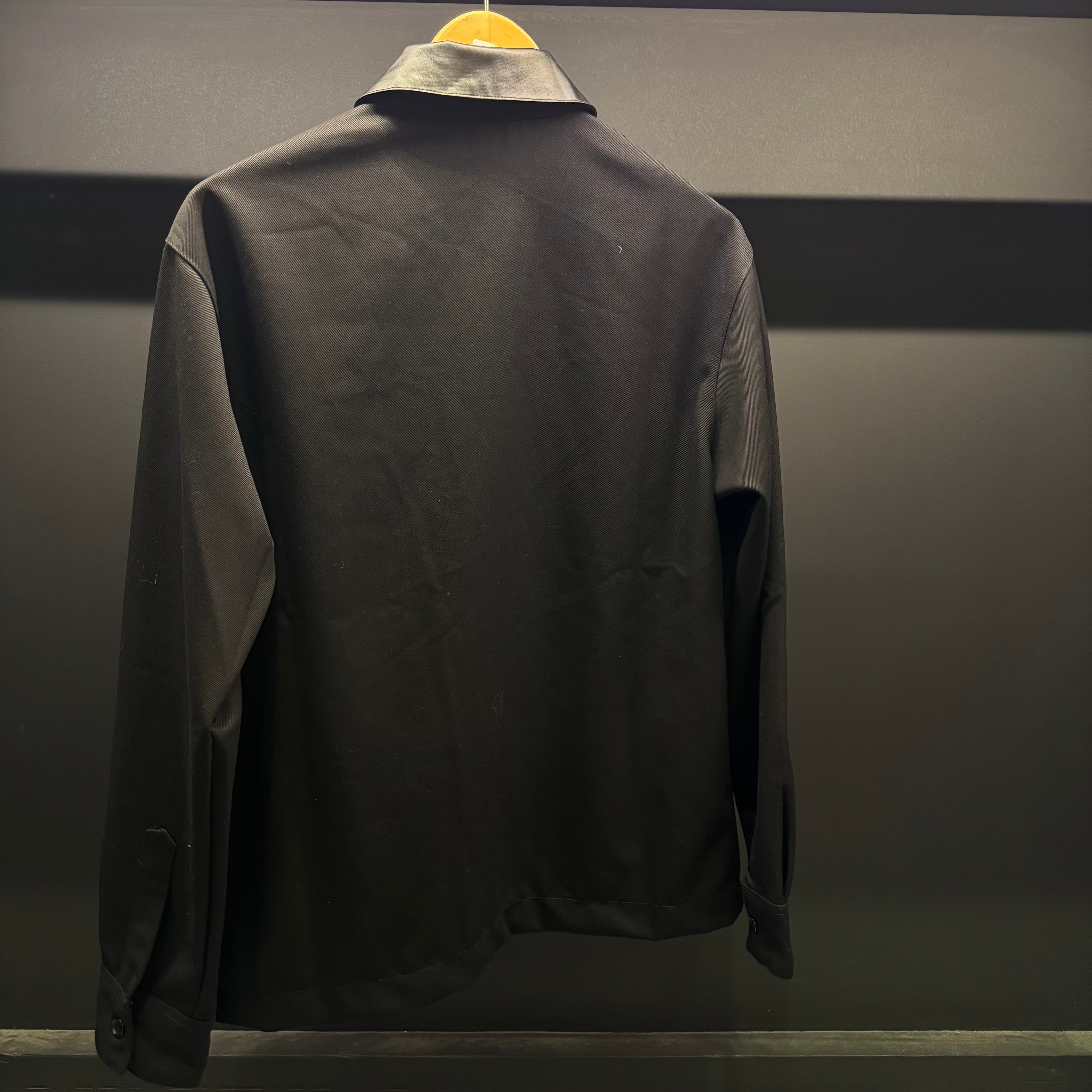 Prada jacket leather collar