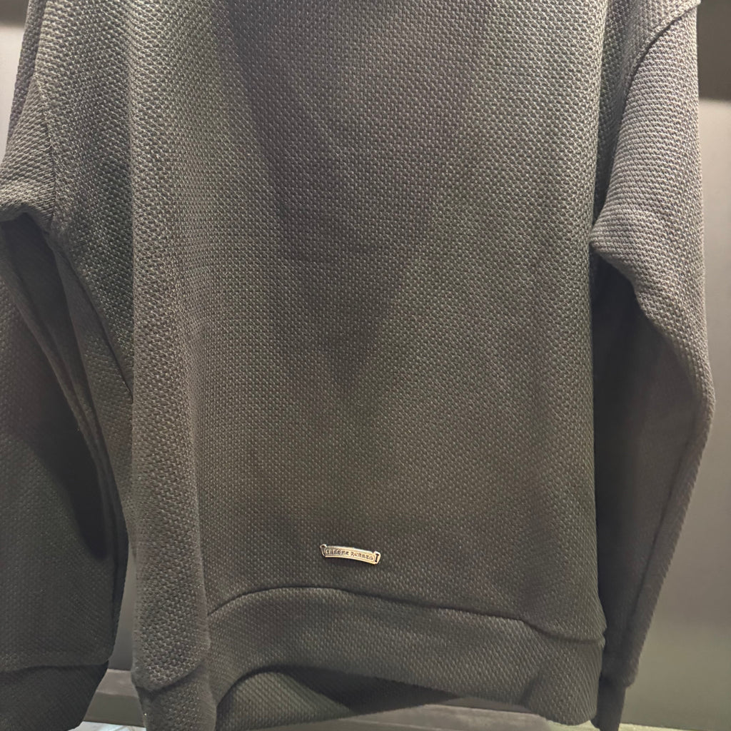 Chrome Hearts embellished knitted hoodie