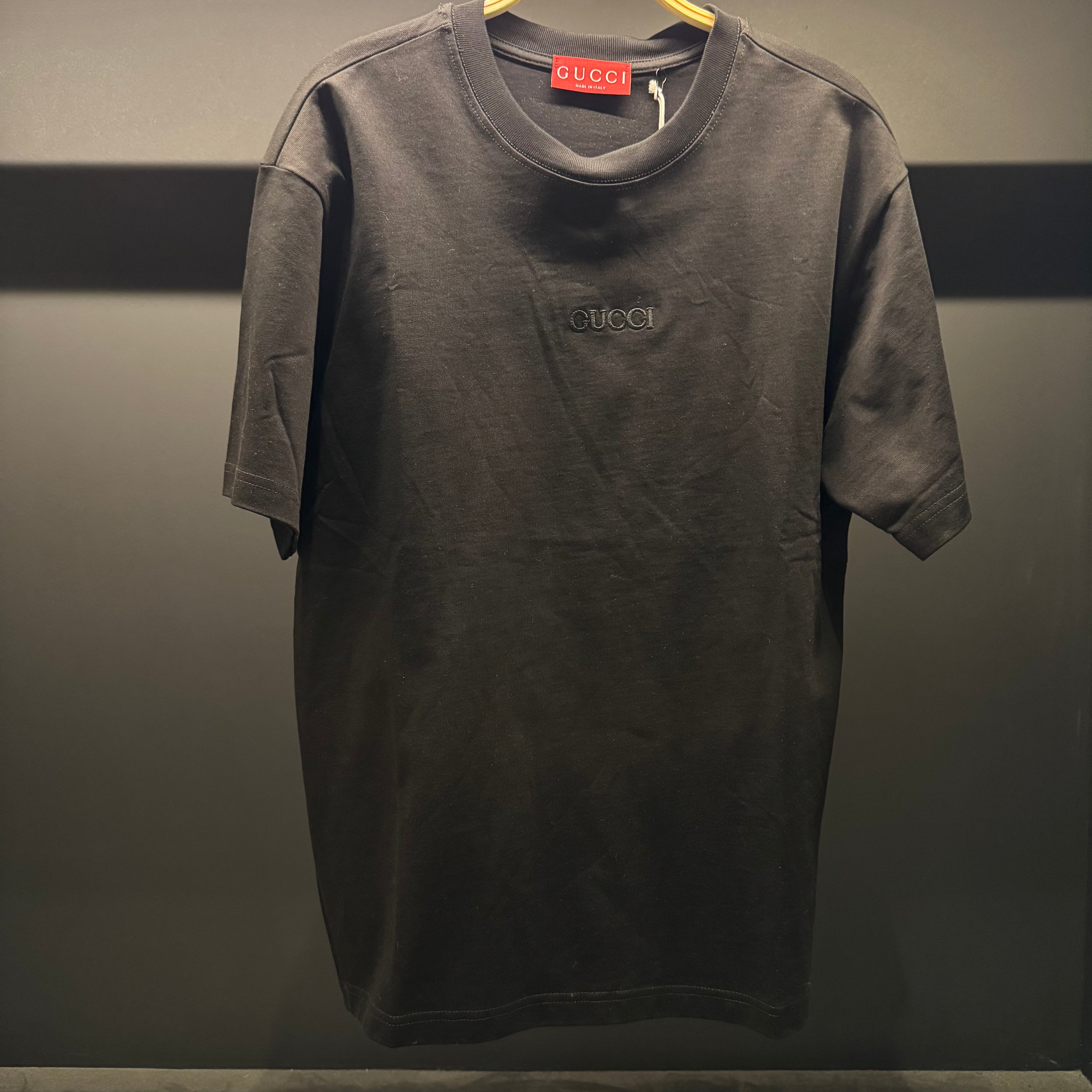 Gucci embellished snake back tshirt