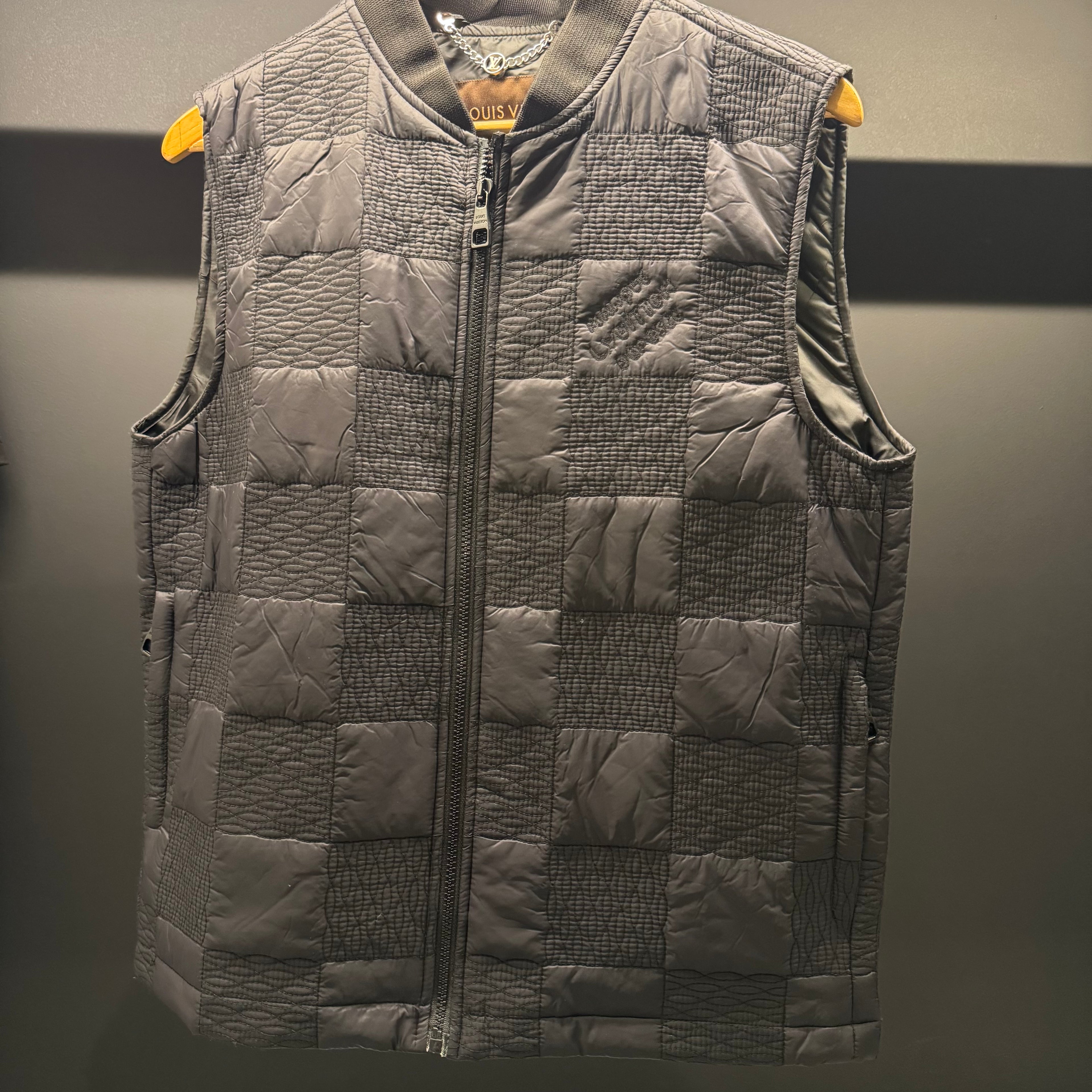 Louis Vuitton damier quilted nylon gilet